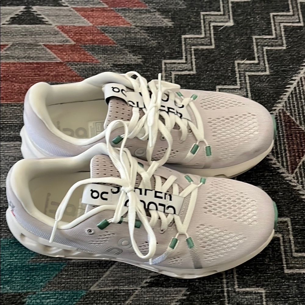 On Running- Women’s Cloudsurfer- Ivory- size 8